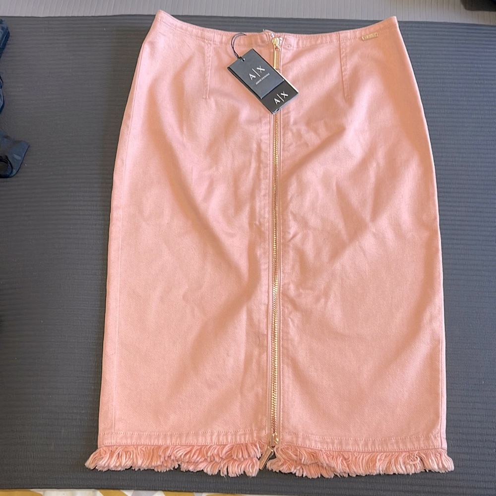 Armani Exchange NWT zipper pencil skirt size 0